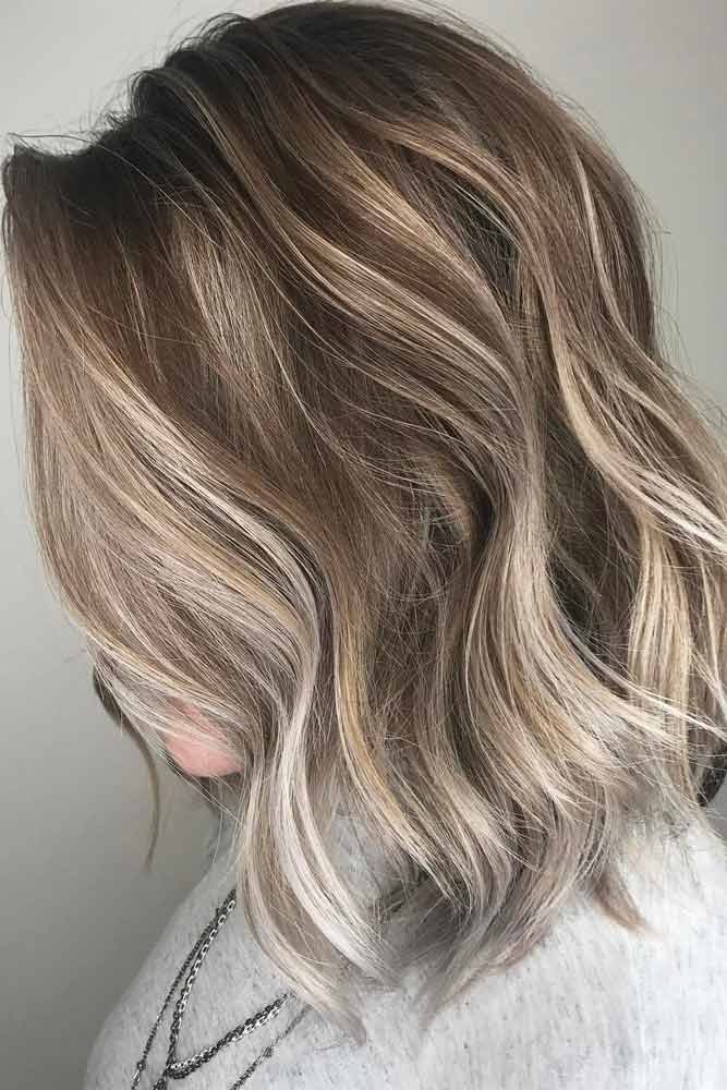 24 Stylish Ideas with Highlights for Dark Hair