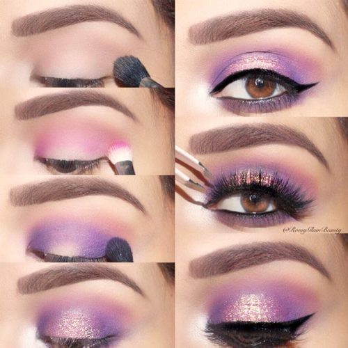 Purple Smokey Eyes Tutorials picture 5