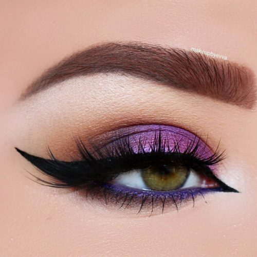 Purple Smokey Eye for Green Eyes picture 2