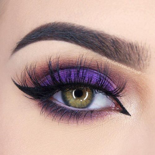 Purple Smokey Eye for Green Eyes picture 5