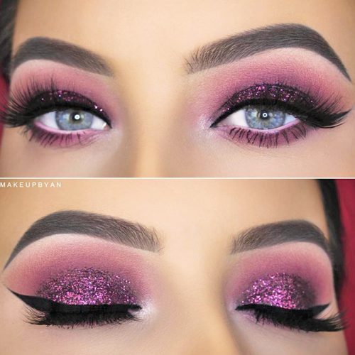 Purple Smokey Eye Makeup Ideas to Open the Party Season