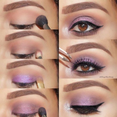 Purple Smokey Eyes Tutorials picture 1