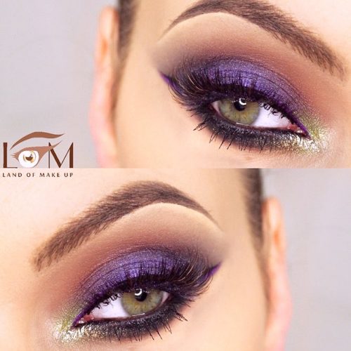 Purple Smokey Eye for Green Eyes picture 3