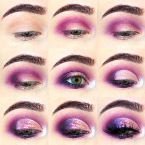 Purple Smokey Eyes Tutorials picture 6