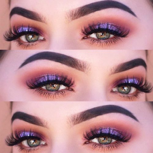 Purple Smokey Eye for Green Eyes picture 1