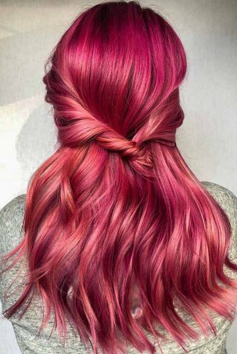 Burgundy Shade For Your Winter Look #burgundyhair