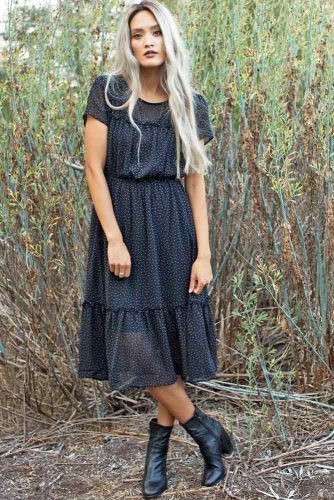 Women's Casual Dresses in Black Color picture 6