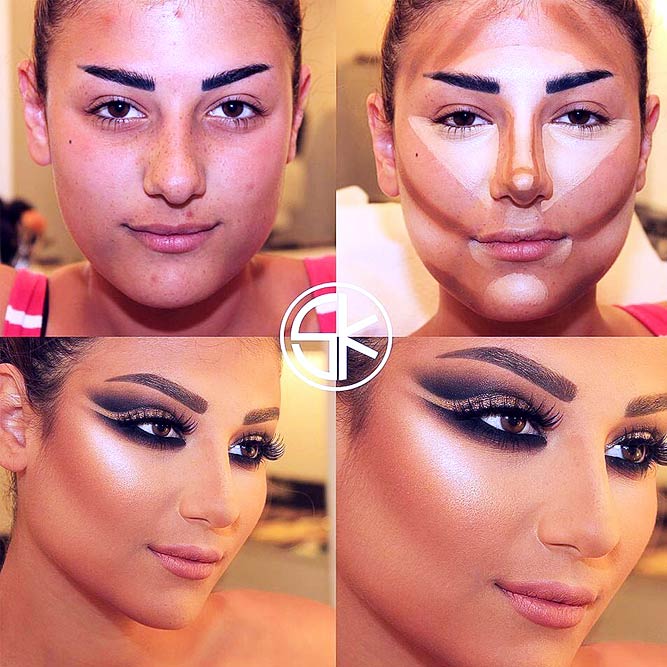 quick and easy contour makeup