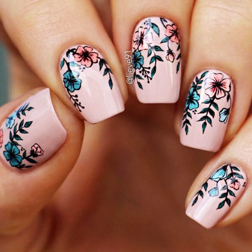 Cute Nail Designs with Flowers Picture 3