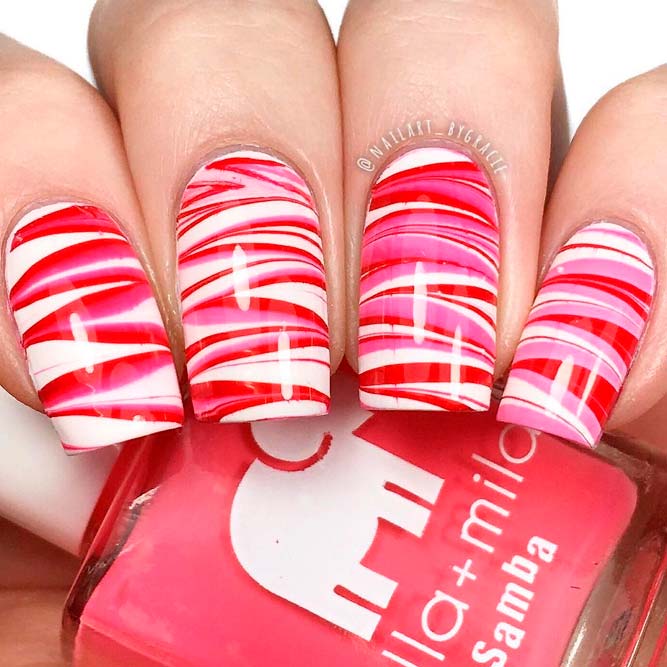 50 Most Beautiful Pink And White Nails Designs Ideas