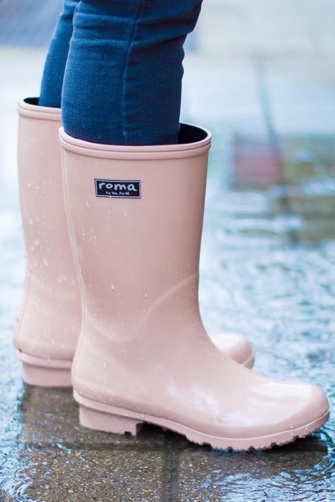 travel rain boots women