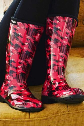 girly rain boots