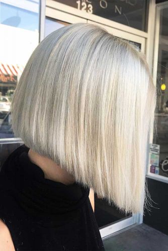 Short Bob Haircut for Pear Face Shapes