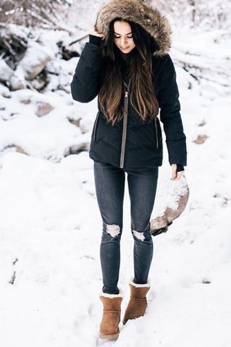 Comfy Womens Snow Boots Outfits picture 1