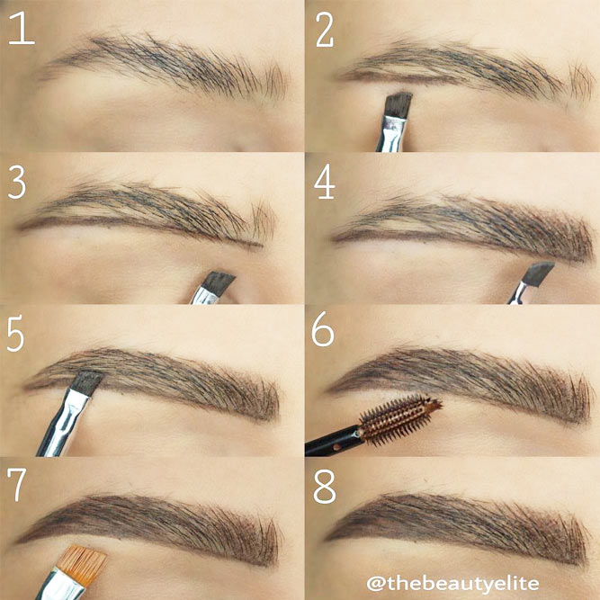 Eyebrows Shapes for Girls with Long and Diamonds Fase Shapes picture 2