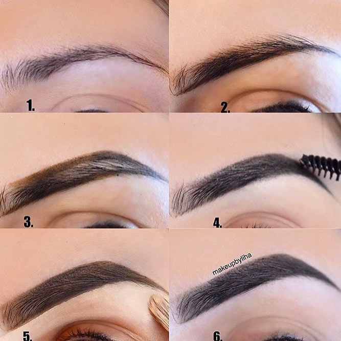 eyebrows shapes for round faces