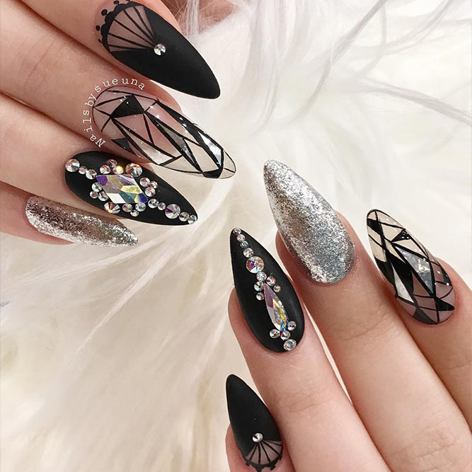 Beautiful Almond Shape Long Nails 6