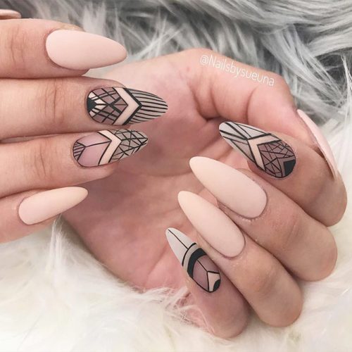 Beautiful Almond Shape Long Nails Picture 3