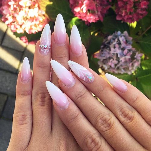 Beautiful Almond Shape Long Nails Picture 1