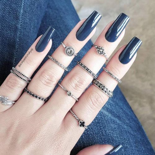 Square Shape Long Nails for a Classy Look Picture 3