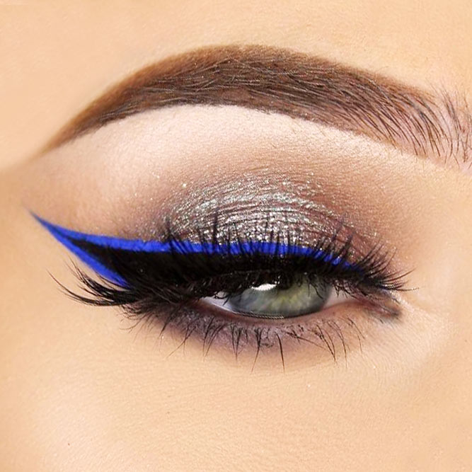 Colorful Winged Eyeliner Ideas picture 3