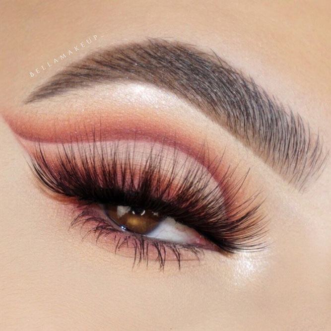 Brown Cut Crease Makeup #matteeyeshadow #cutcrease