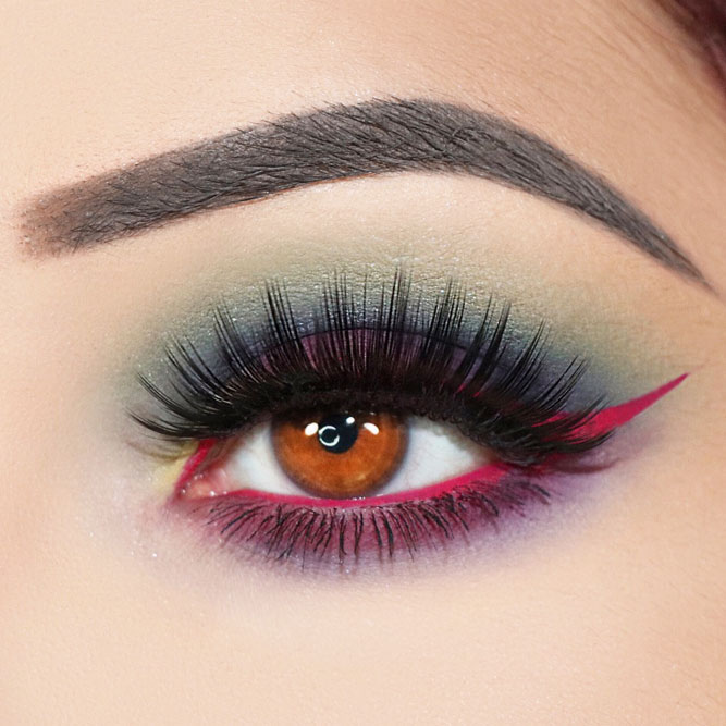 Bright Pigment Eyeliner Accent #coloredeyeliner #matteeyeshadow