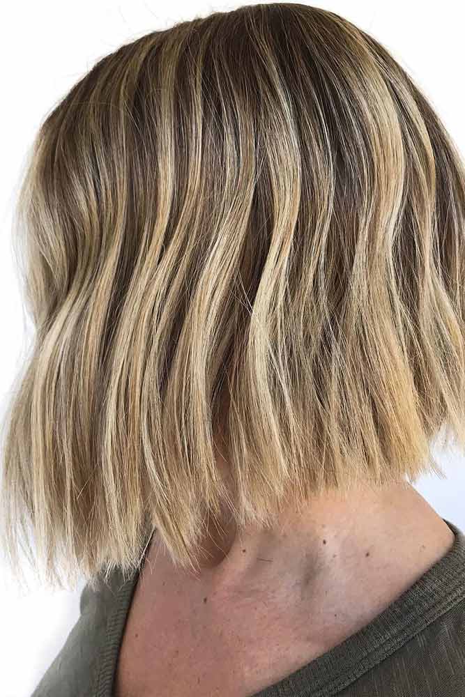 Corte de cabelo curto Bob com Balayage #balayagehair