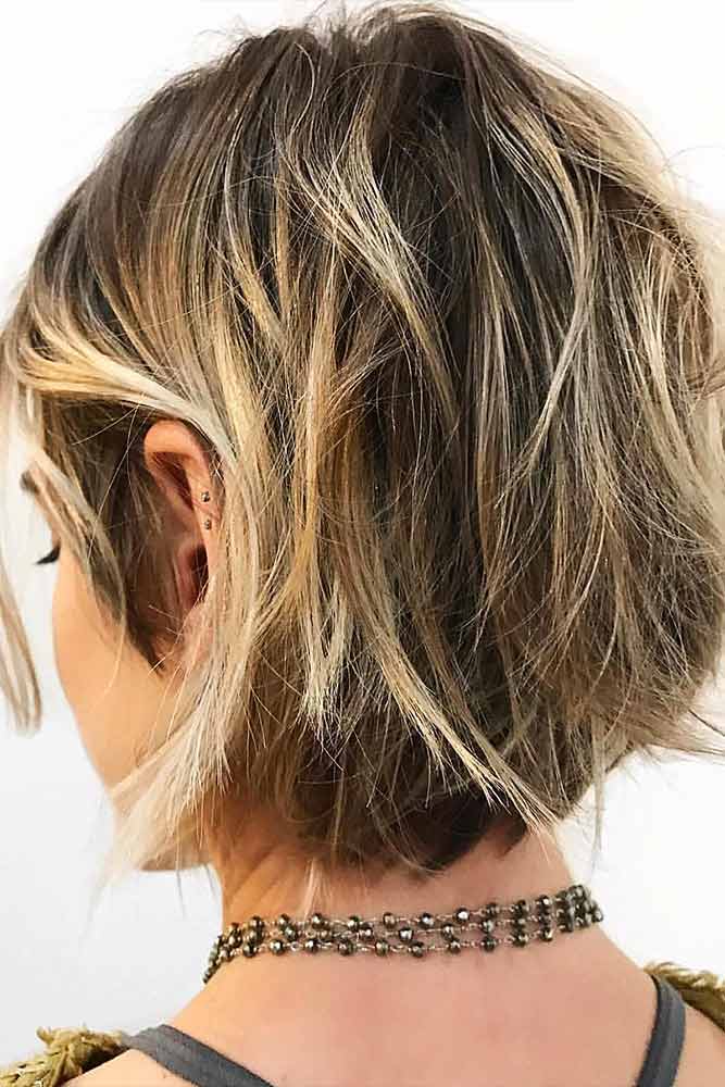 Destaque de cabelo Balayage para cabelos curtos Foto 5