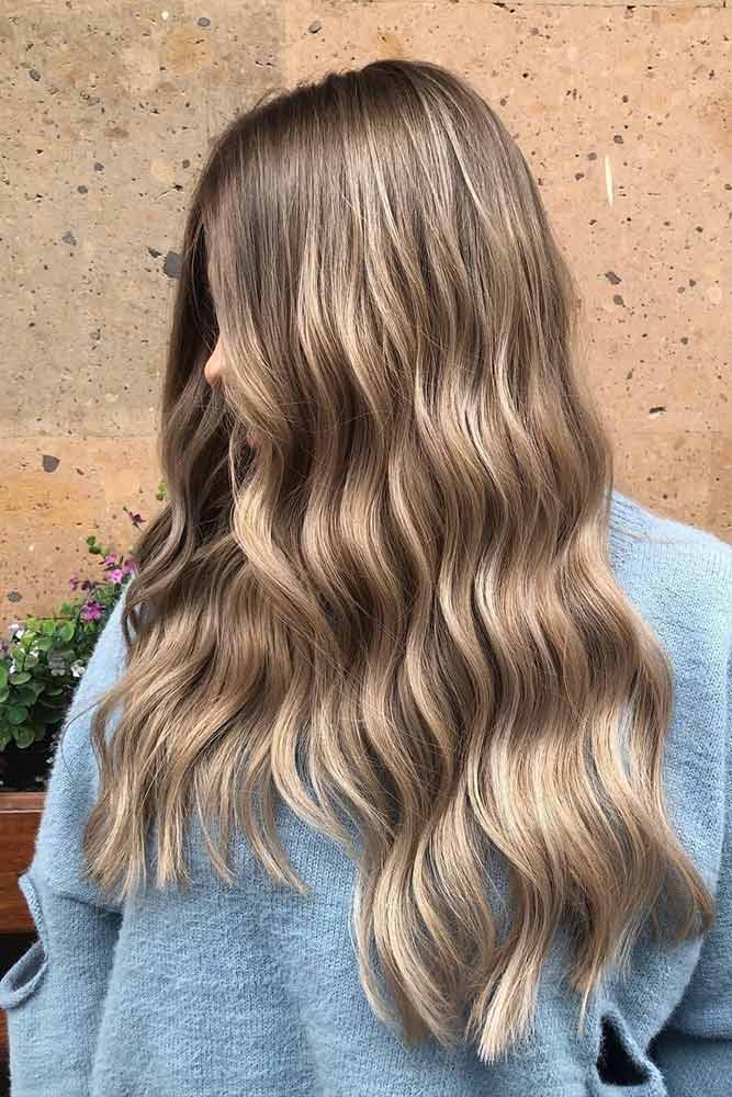 Cabelo Balayage castanho longo e brilhante #glossyhair #perfecthair