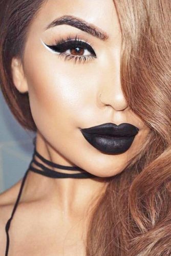 Soft Eyes with Bold Lips Makeup Looks picture 3