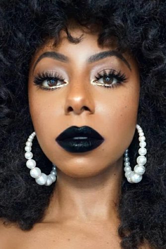 cute black lipstick