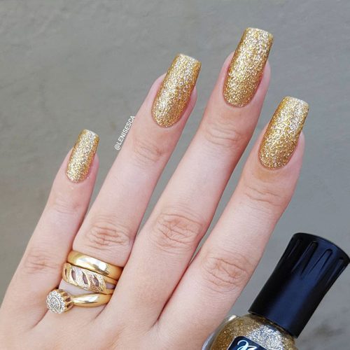 Square Shape Gel Nails Picture 3