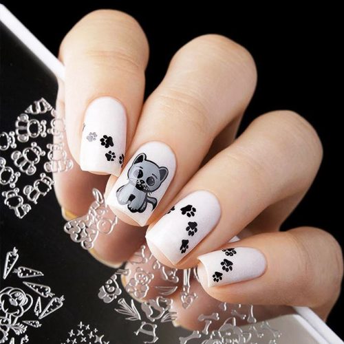 Square Shape Gel Nails Picture 2