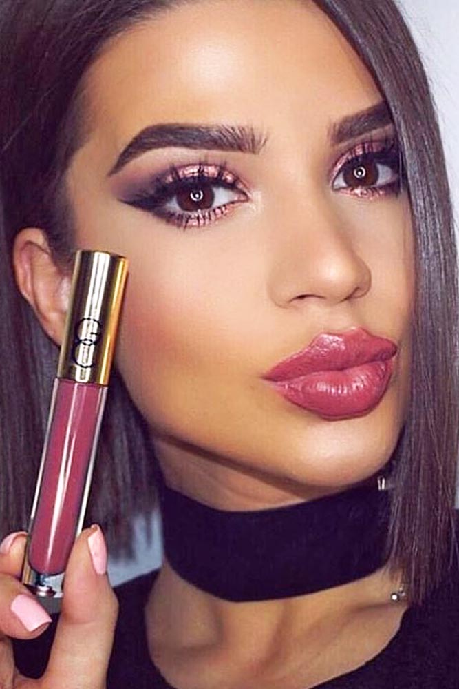 Perfect Makeup Ideas With Lip Gloss picture 4