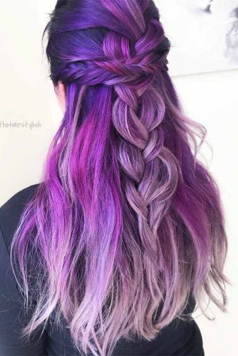 Wonderful Hairstyles with Purple Hair Picture 6