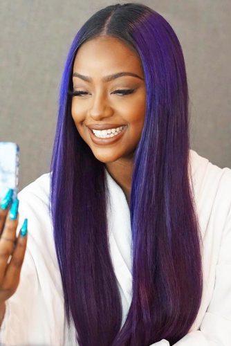 Long Purple Hair Looks Picture 6