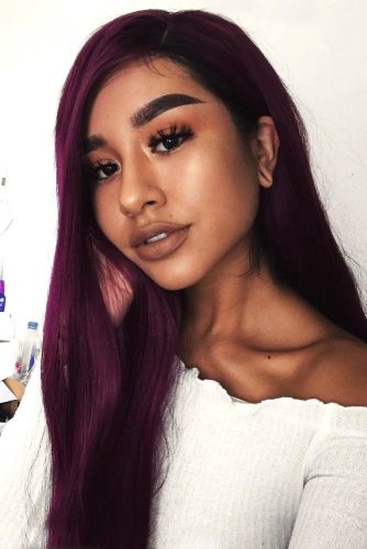 Long Purple Hair Looks Picture 4