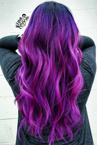 These 25 Purple Hairstyles Will Make You Want to Dye Your Hair  Brit  Co