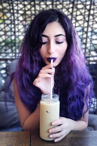 Long Purple Hair Looks Picture 2