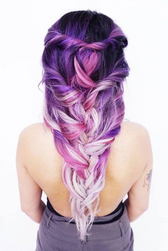 46 Purple Hair Styles That Will Make You Believe In Magic