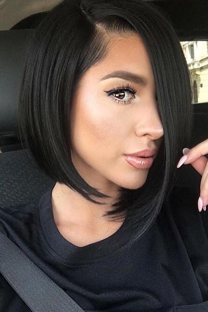 asymmetrical bob medium