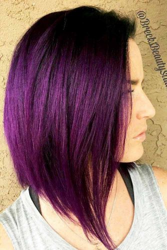 Violet Burgundy Hair Shade Picture 3