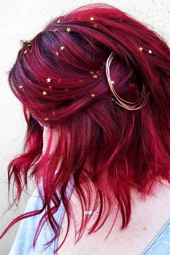 Saturated Burgundy Hair Color Picture 2