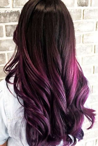 Violet Burgundy Hair Shade Picture 1