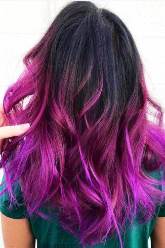 Plum Ombre Hair Styles Picture 3