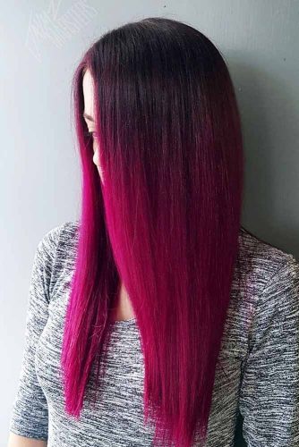 Bright Berry Burgundy Hair Shade Picture 2