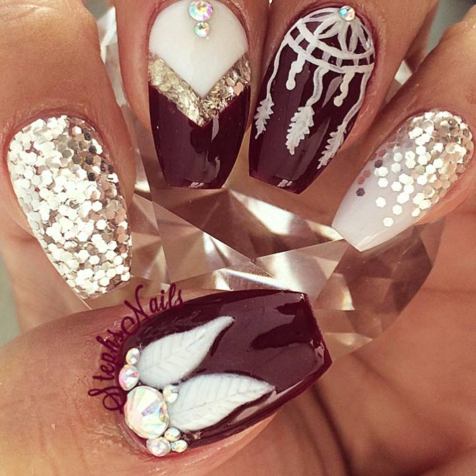 Amazing Dream Catcher Nail Arts Picture 1