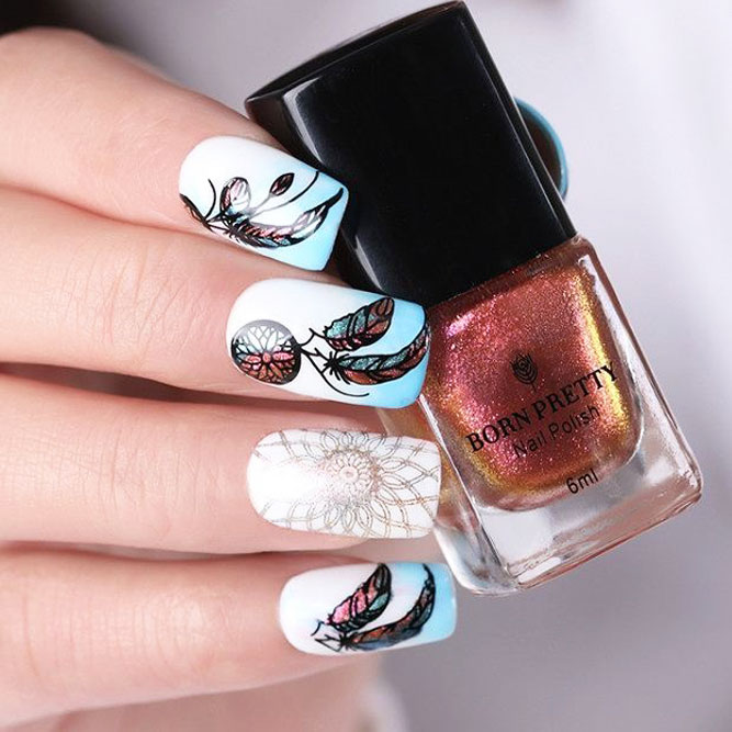 Cute Dream Catcher Nail Designs picture 2