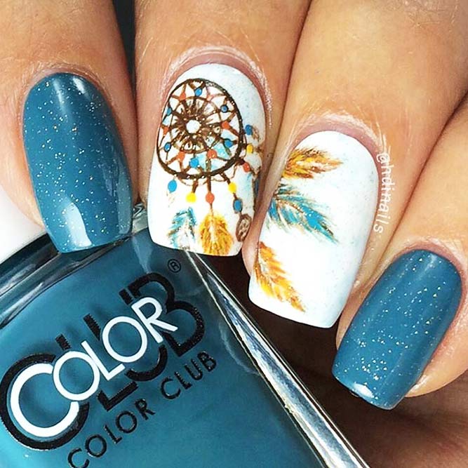 Creative Designs for Nails with Dream Catchers Picture 4